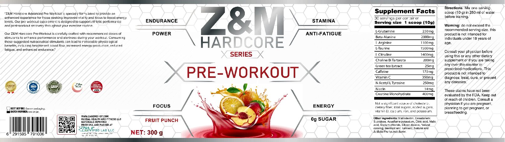 PRE WORKOUT FRUIT PUNCH - Image 2