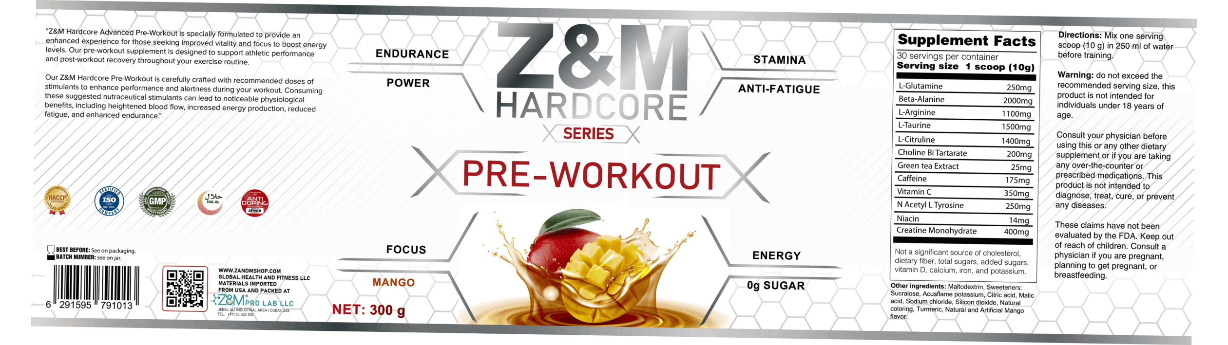 PRE WORKOUT MANGO - Image 2
