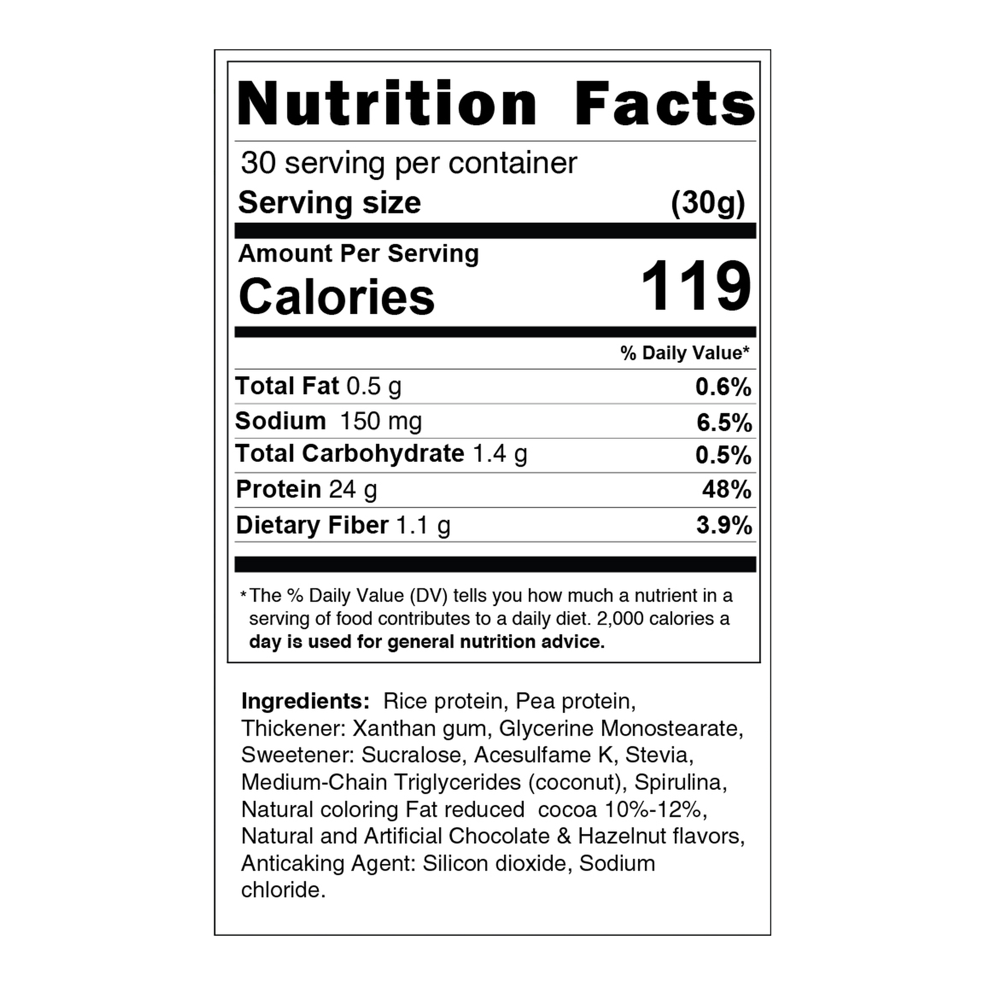Vegan Protein Hazelnut Chocolate - Image 2